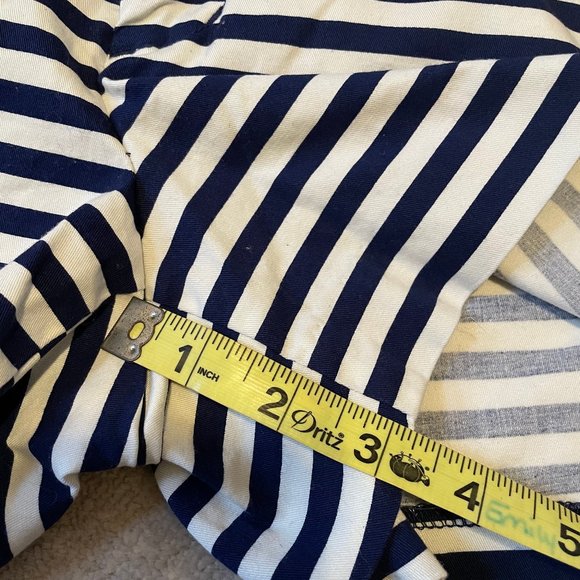 Navy Stripe Mid-rise Everyday Shorts 3 inch inseam - Picture 10 of 10